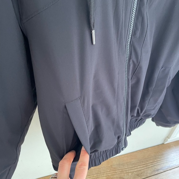 Lululemon | Black Reversible Fleece Hoodie Jacket Coat Size 6 - Picture 6 of 15